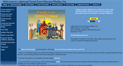 Desktop Screenshot of ferretfarm.org