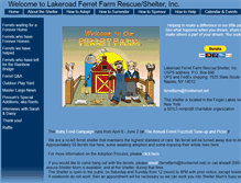 Tablet Screenshot of ferretfarm.org